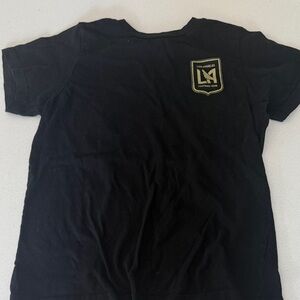 Youth Black LAFC Short Sleeve Tee